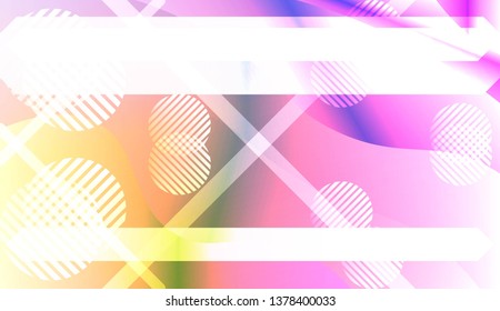 Geometric Pattern With Lines, Wave. For Flyer, Brochure, Booklet And Websites Design Vector Illustration with Color Gradient