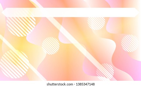 Geometric Pattern With Lines, Wave. For Flyer, Brochure, Booklet And Websites Design Vector Illustration with Color Gradient