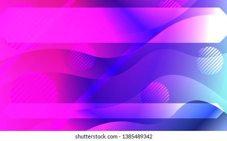 Geometric Pattern With Lines, Wave. For Flyer, Brochure, Booklet And Websites Design Vector Illustration with Color Gradient