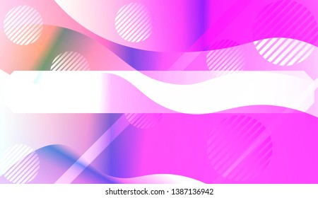 Geometric Pattern With Lines, Wave. For Flyer, Brochure, Booklet And Websites Design Vector Illustration with Color Gradient