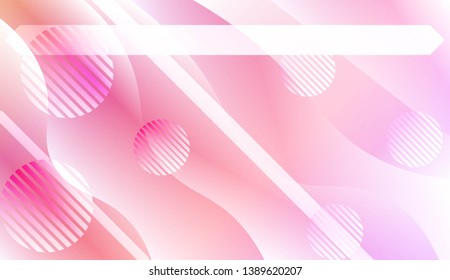 Geometric Pattern With Lines, Wave. For Flyer, Brochure, Booklet And Websites Design Vector Illustration with Color Gradient