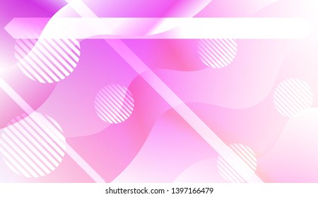 Geometric Pattern With Lines, Wave. For Flyer, Brochure, Booklet And Websites Design Vector Illustration with Color Gradient