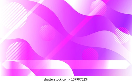 Geometric Pattern With Lines, Wave. For Flyer, Brochure, Booklet And Websites Design Vector Illustration with Color Gradient