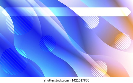 Geometric Pattern With Lines, Wave. For Flyer, Brochure, Booklet And Websites Design Vector Illustration with Color Gradient