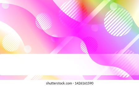 Geometric Pattern With Lines, Wave. For Flyer, Brochure, Booklet And Websites Design Vector Illustration with Color Gradient