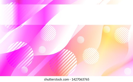 Geometric Pattern With Lines, Wave. For Flyer, Brochure, Booklet And Websites Design Vector Illustration with Color Gradient
