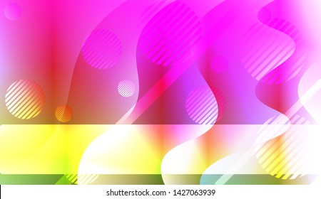 Geometric Pattern With Lines, Wave. For Flyer, Brochure, Booklet And Websites Design Vector Illustration with Color Gradient