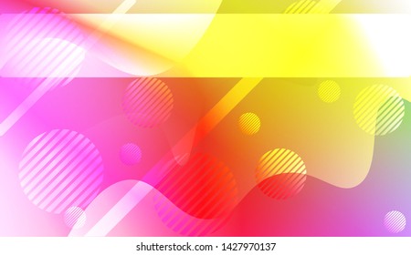 Geometric Pattern With Lines, Wave. For Flyer, Brochure, Booklet And Websites Design Vector Illustration with Color Gradient