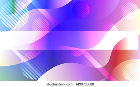 Geometric Pattern With Lines, Wave. For Flyer, Brochure, Booklet And Websites Design Vector Illustration with Color Gradient