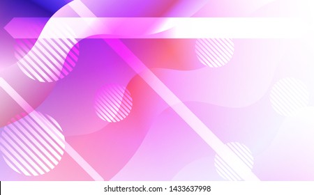 Geometric Pattern With Lines, Wave. For Flyer, Brochure, Booklet And Websites Design Vector Illustration with Color Gradient