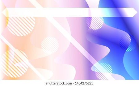 Geometric Pattern With Lines, Wave. For Flyer, Brochure, Booklet And Websites Design Vector Illustration with Color Gradient