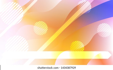 Geometric Pattern With Lines, Wave. For Flyer, Brochure, Booklet And Websites Design Vector Illustration with Color Gradient