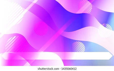 Geometric Pattern With Lines, Wave. For Flyer, Brochure, Booklet And Websites Design Vector Illustration with Color Gradient
