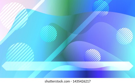 Geometric Pattern With Lines, Wave. For Flyer, Brochure, Booklet And Websites Design Vector Illustration with Color Gradient
