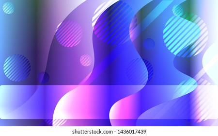 Geometric Pattern With Lines, Wave. For Flyer, Brochure, Booklet And Websites Design Vector Illustration with Color Gradient