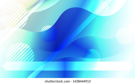 Geometric Pattern With Lines, Wave. For Flyer, Brochure, Booklet And Websites Design Vector Illustration with Color Gradient