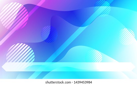 Geometric Pattern With Lines, Wave. For Flyer, Brochure, Booklet And Websites Design Vector Illustration with Color Gradient