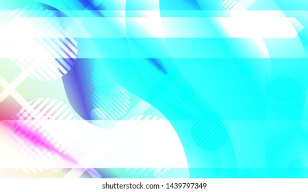 Geometric Pattern With Lines, Wave. For Flyer, Brochure, Booklet And Websites Design Vector Illustration with Color Gradient