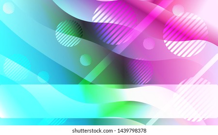 Geometric Pattern With Lines, Wave. For Flyer, Brochure, Booklet And Websites Design Vector Illustration with Color Gradient