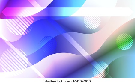Geometric Pattern With Lines, Wave. For Flyer, Brochure, Booklet And Websites Design Vector Illustration with Color Gradient