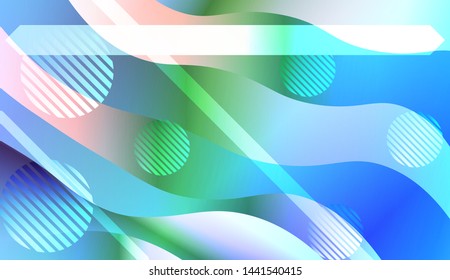 Geometric Pattern With Lines, Wave. For Flyer, Brochure, Booklet And Websites Design Vector Illustration with Color Gradient