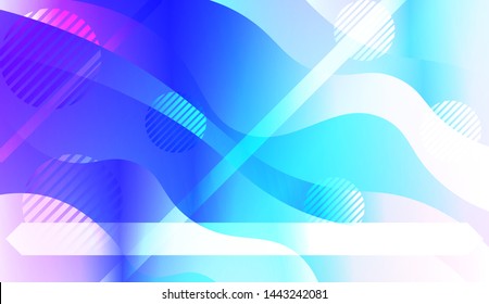 Geometric Pattern With Lines, Wave. For Flyer, Brochure, Booklet And Websites Design Vector Illustration with Color Gradient