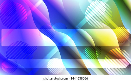 Geometric Pattern With Lines, Wave. For Flyer, Brochure, Booklet And Websites Design Vector Illustration with Color Gradient