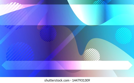 Geometric Pattern With Lines, Wave. For Flyer, Brochure, Booklet And Websites Design Vector Illustration with Color Gradient