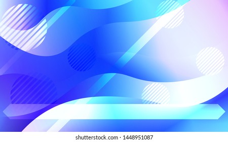 Geometric Pattern With Lines, Wave. For Flyer, Brochure, Booklet And Websites Design Vector Illustration with Color Gradient