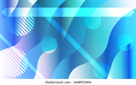 Geometric Pattern With Lines, Wave. For Flyer, Brochure, Booklet And Websites Design Vector Illustration with Color Gradient