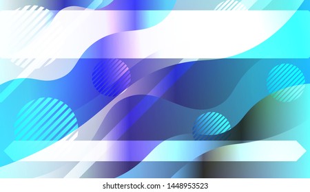 Geometric Pattern With Lines, Wave. For Flyer, Brochure, Booklet And Websites Design Vector Illustration with Color Gradient