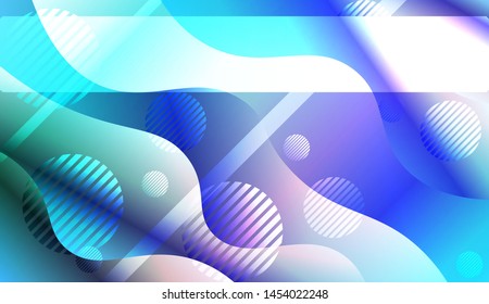 Geometric Pattern With Lines, Wave. For Flyer, Brochure, Booklet And Websites Design Vector Illustration with Color Gradient