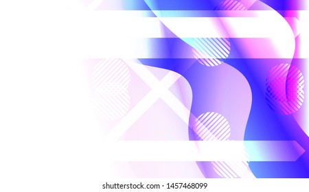 Geometric Pattern With Lines, Wave. For Flyer, Brochure, Booklet And Websites Design Vector Illustration with Color Gradient