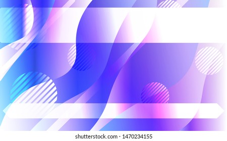 Geometric Pattern With Lines, Wave. For Flyer, Brochure, Booklet And Websites Design Vector Illustration with Color Gradient