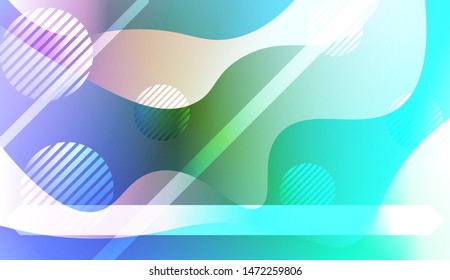 Geometric Pattern With Lines, Wave. For Flyer, Brochure, Booklet And Websites Design Vector Illustration with Color Gradient