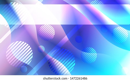 Geometric Pattern With Lines, Wave. For Flyer, Brochure, Booklet And Websites Design Vector Illustration with Color Gradient