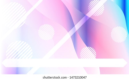 Geometric Pattern With Lines, Wave. For Flyer, Brochure, Booklet And Websites Design Vector Illustration with Color Gradient