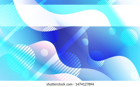 Geometric Pattern With Lines, Wave. For Flyer, Brochure, Booklet And Websites Design Vector Illustration with Color Gradient