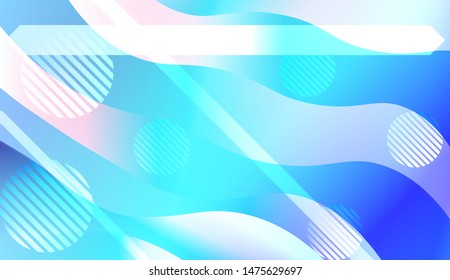 Geometric Pattern With Lines, Wave. For Flyer, Brochure, Booklet And Websites Design Vector Illustration with Color Gradient