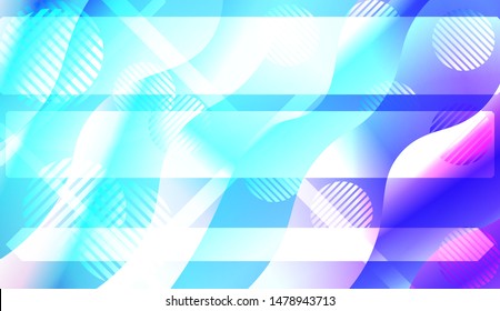 Geometric Pattern With Lines, Wave. For Flyer, Brochure, Booklet And Websites Design Vector Illustration with Color Gradient