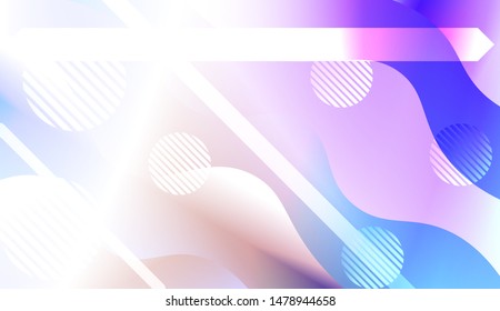 Geometric Pattern With Lines, Wave. For Flyer, Brochure, Booklet And Websites Design Vector Illustration with Color Gradient