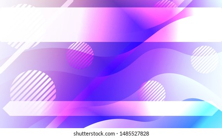 Geometric Pattern With Lines, Wave. For Flyer, Brochure, Booklet And Websites Design Vector Illustration with Color Gradient