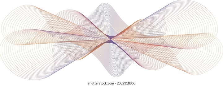 Geometric pattern lines wave vector gradient bright colors