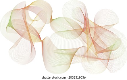 Geometric pattern lines wave vector gradient bright colors