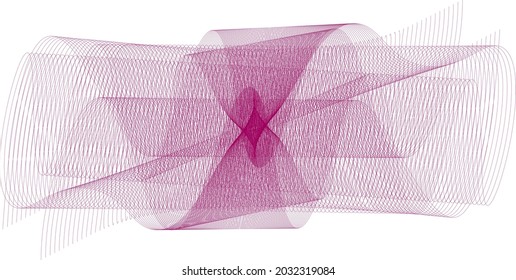 Geometric pattern lines wave vector gradient bright colors