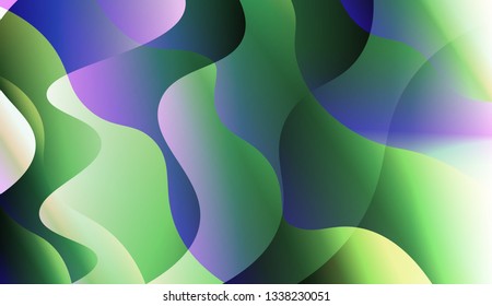 Geometric Pattern With Lines, Wave. For Your Design Wallpaper, Presentation, Banner, Flyer, Cover Page, Landing Page. Vector Illustration with Color Gradient.