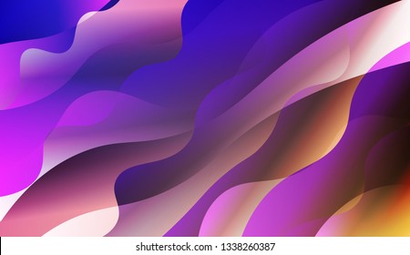 Geometric Pattern With Lines, Wave. For Your Design Wallpaper, Presentation, Banner, Flyer, Cover Page, Landing Page. Vector Illustration with Color Gradient.