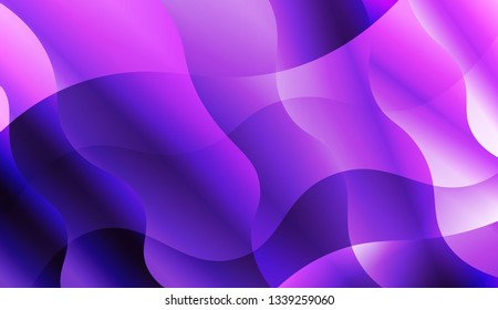 Geometric Pattern With Lines, Wave. For Your Design Wallpaper, Presentation, Banner, Flyer, Cover Page, Landing Page. Vector Illustration with Color Gradient.