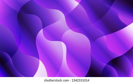 Geometric Pattern With Lines, Wave. For Your Design Wallpaper, Presentation, Banner, Flyer, Cover Page, Landing Page. Vector Illustration with Color Gradient.