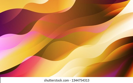 Geometric Pattern With Lines, Wave. For Your Design Wallpaper, Presentation, Banner, Flyer, Cover Page, Landing Page. Vector Illustration with Color Gradient.